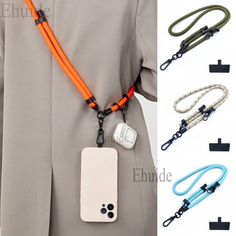 Crossbody Lanyard Neck Strap Case - เชือกคล้องโทรศัพท์ปรับความยาว 120 ซม.กลางแจ้ง Universal Case Crossbody