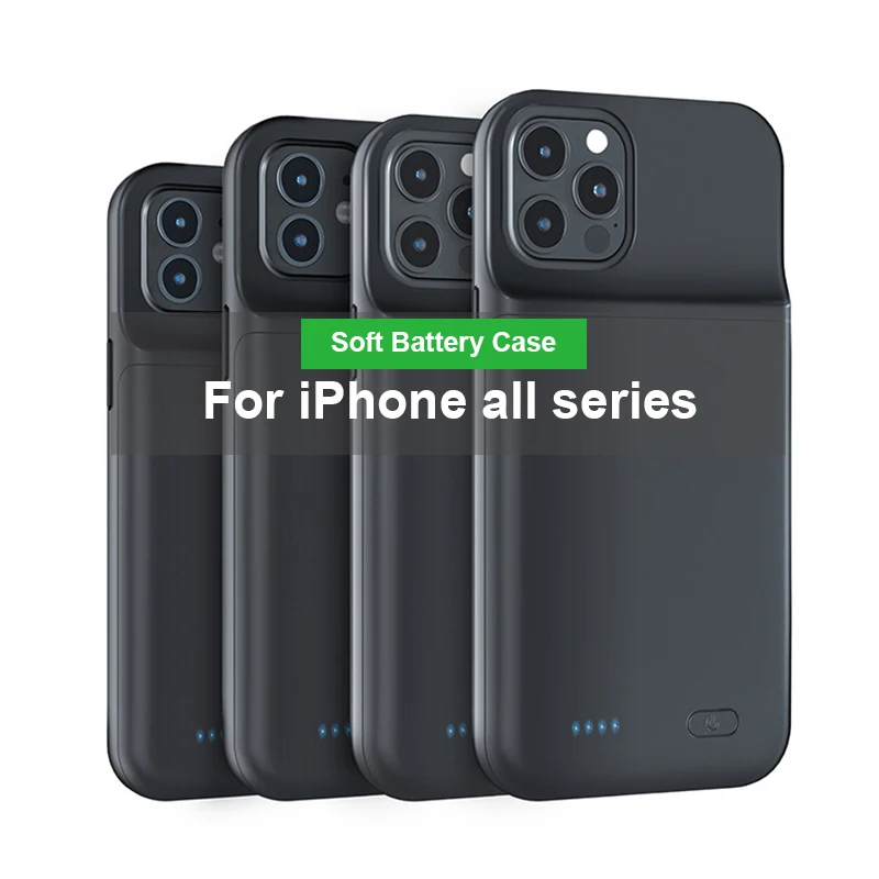 Power Banks - เคสแบตสำรองขนาด 6800mAh สำหรับ iPhone 6 7