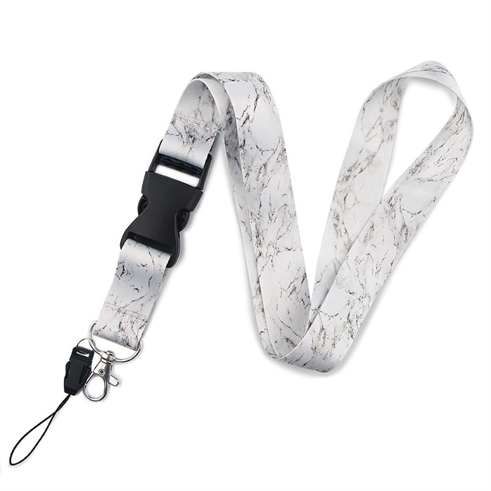 Crossbody Lanyard Neck Strap Case - สายคล้องบัตรประจำตัว สายคล้องป้ายชื่อ สายคล้องโทรศัพท์ สายคล้องโทรศัพท์แบบริบบิ้น สายคล้องโทรศัพท์แบบลายหินอ่อน สายคล้องคอ