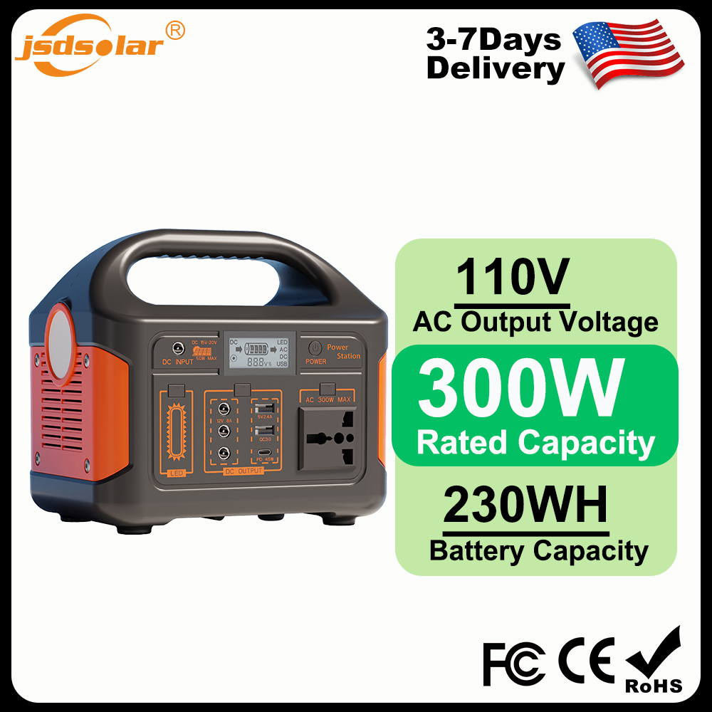 Power Banks - Gaiaray แบตเตอรี่สำรองพลังงาน 300W ความจุสูง 230WH แหล่งจ่ายไฟเคลื่อนที่สำหรับใช้งานกลางแจ้ง