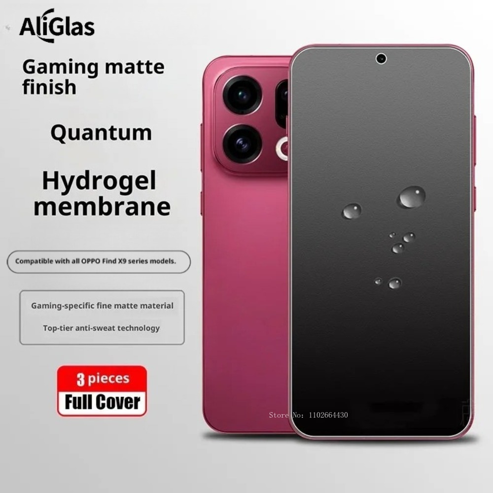 Matte Anti Glare Screen Protector - ฟิล์มไฮโดรเจลแบบด้าน 3 ชิ้น สำหรับ Oppo Find