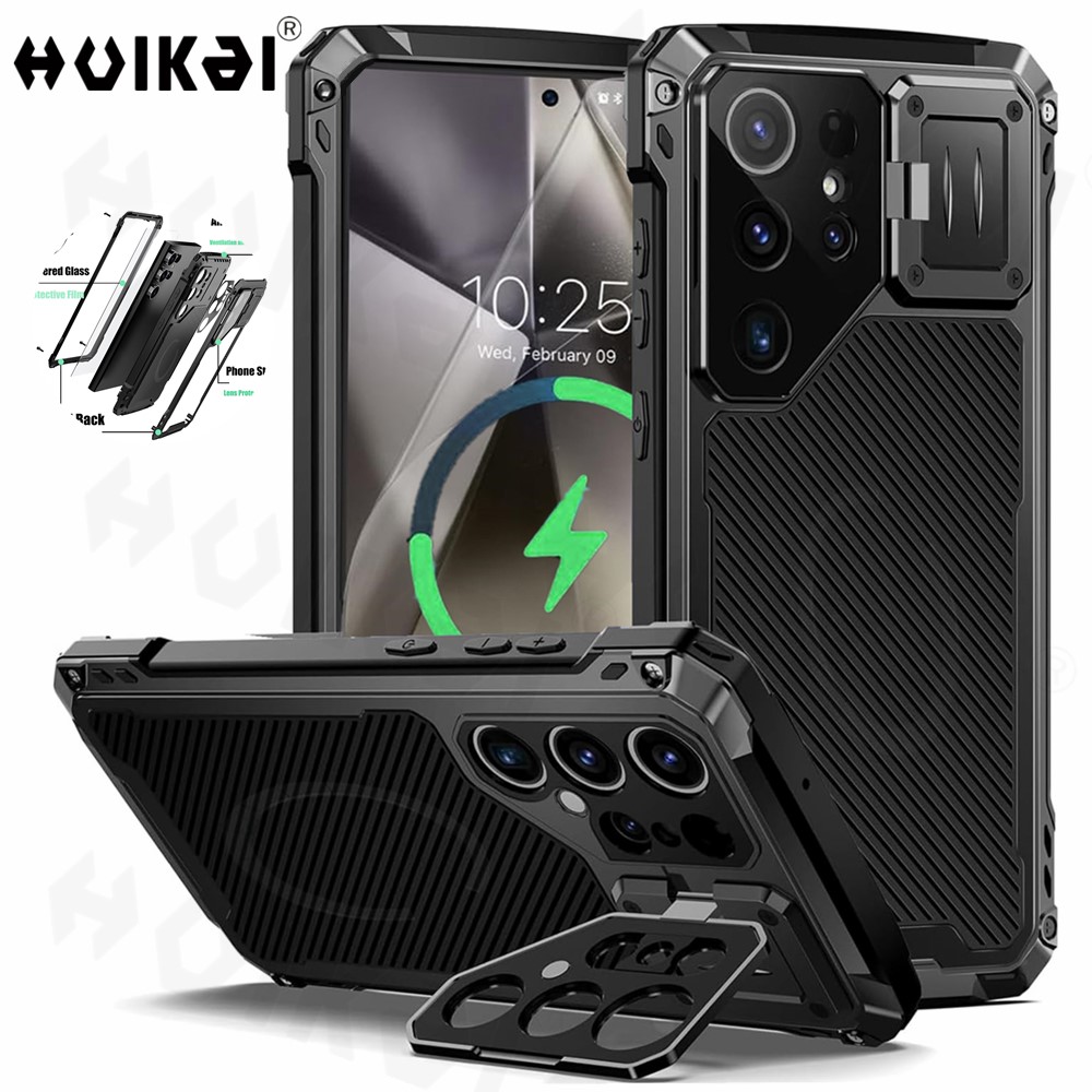 Heavy Duty 360 Full Body Protective Case - เคสสําหรับ Samsung Galaxy S24 Ultra 5G
