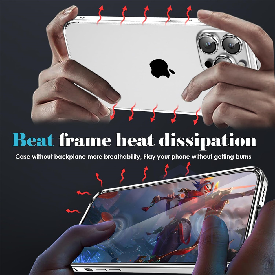เคสกันกระแทกโลหะผสมเบาสำหรับ i - Metal Bumper Aluminum Frame Case บทวิจารณ์และราคา