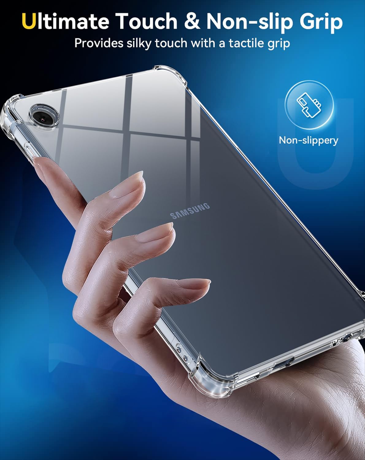 สําหรับ Samsung Galaxy Tab A9  - Clear Shockproof Bumper Case บทวิจารณ์และราคา