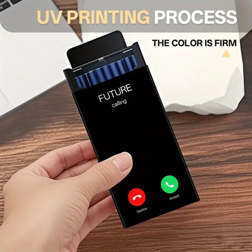กล่องบุหรี่โลหะทรงบาง ฝาเลื่อน - Phone Cases บทวิจารณ์และราคา