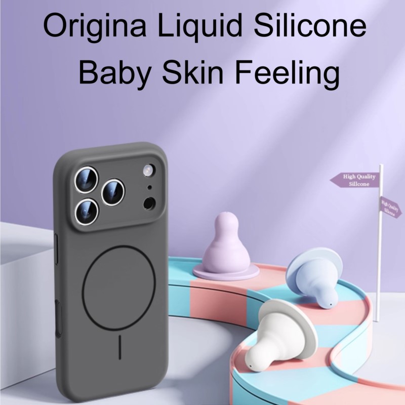 เคสซิลิโคนเหลวสุดหรูสำหรับ iPh - Liquid Silicone Magnetic Phone Case บทวิจารณ์และราคา