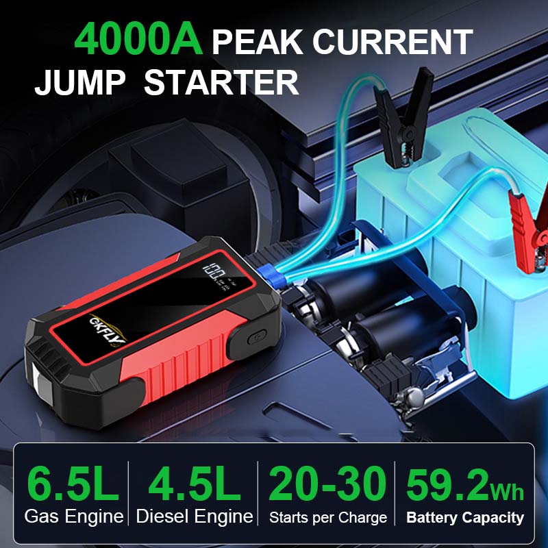 เครื่องจั๊มพ์สตาร์ทรถยนต์แบบพก - Power Banks บทวิจารณ์และราคา