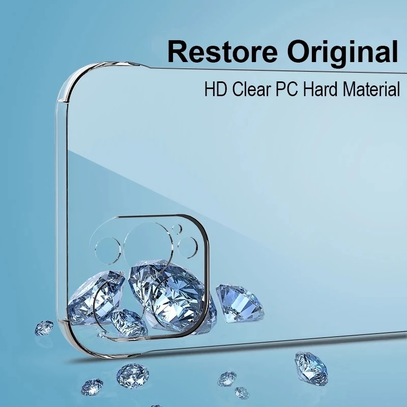 Clear Frameless Hard PCสําหรับ - Clear Shockproof Bumper Case บทวิจารณ์และราคา