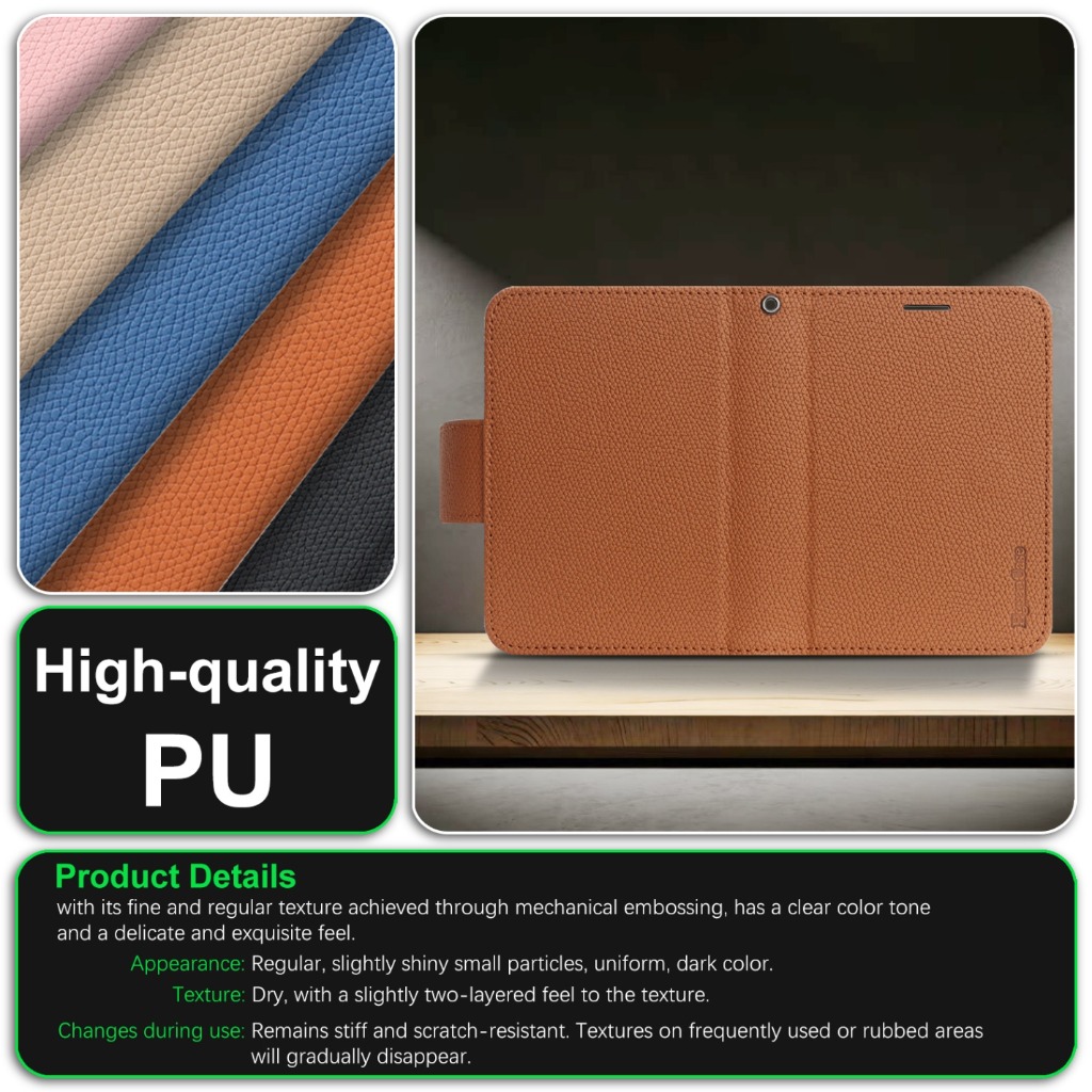 เคสโทรศัพท์แบบกระเป๋าสตางค์ 2- - Leather Wallet Card Holder Phone Cover บทวิจารณ์และราคา