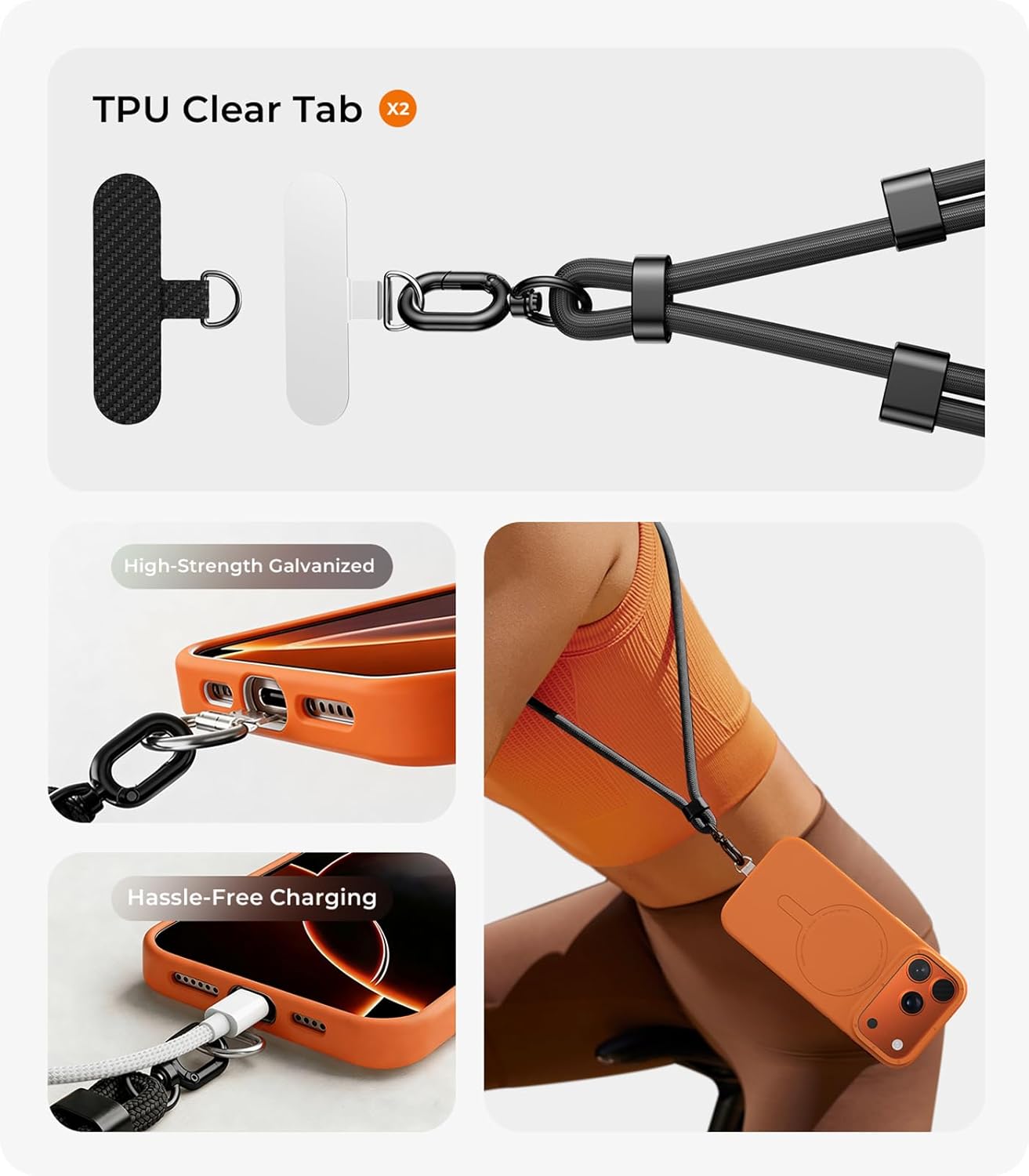 สายคล้องโทรศัพท์แบบไขว้ลำตัว พ - Crossbody Lanyard Neck Strap Case บทวิจารณ์และราคา