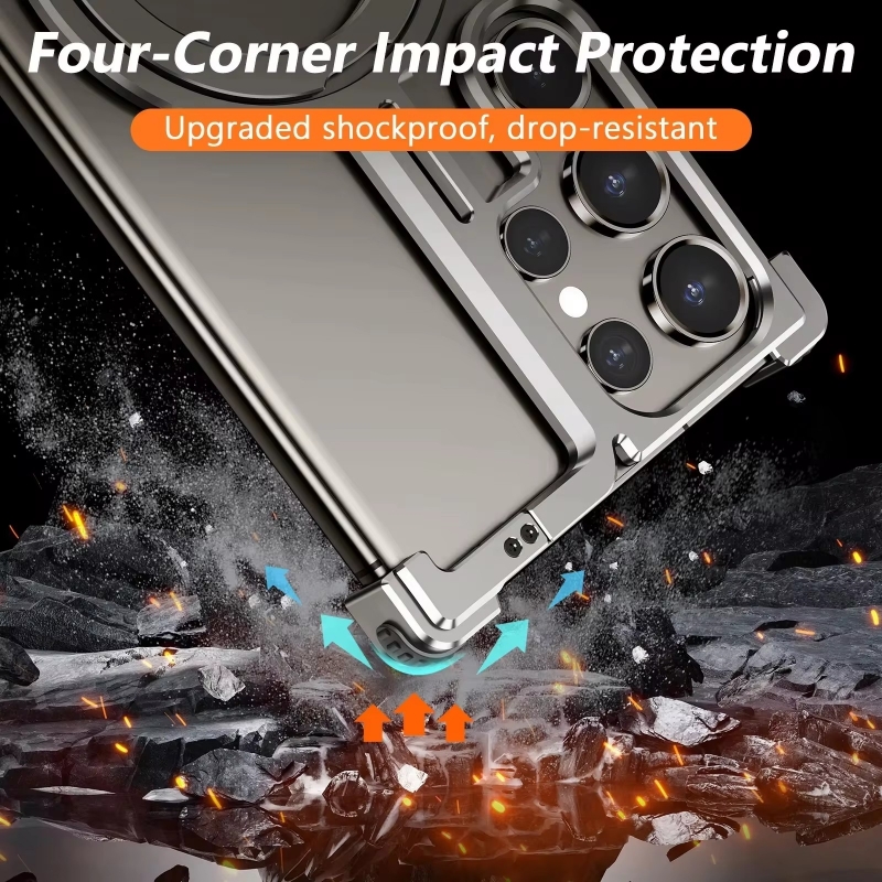 โลหะFramelessผู้ถือแม่เหล็กเคส - Metal Bumper Aluminum Frame Case บทวิจารณ์และราคา